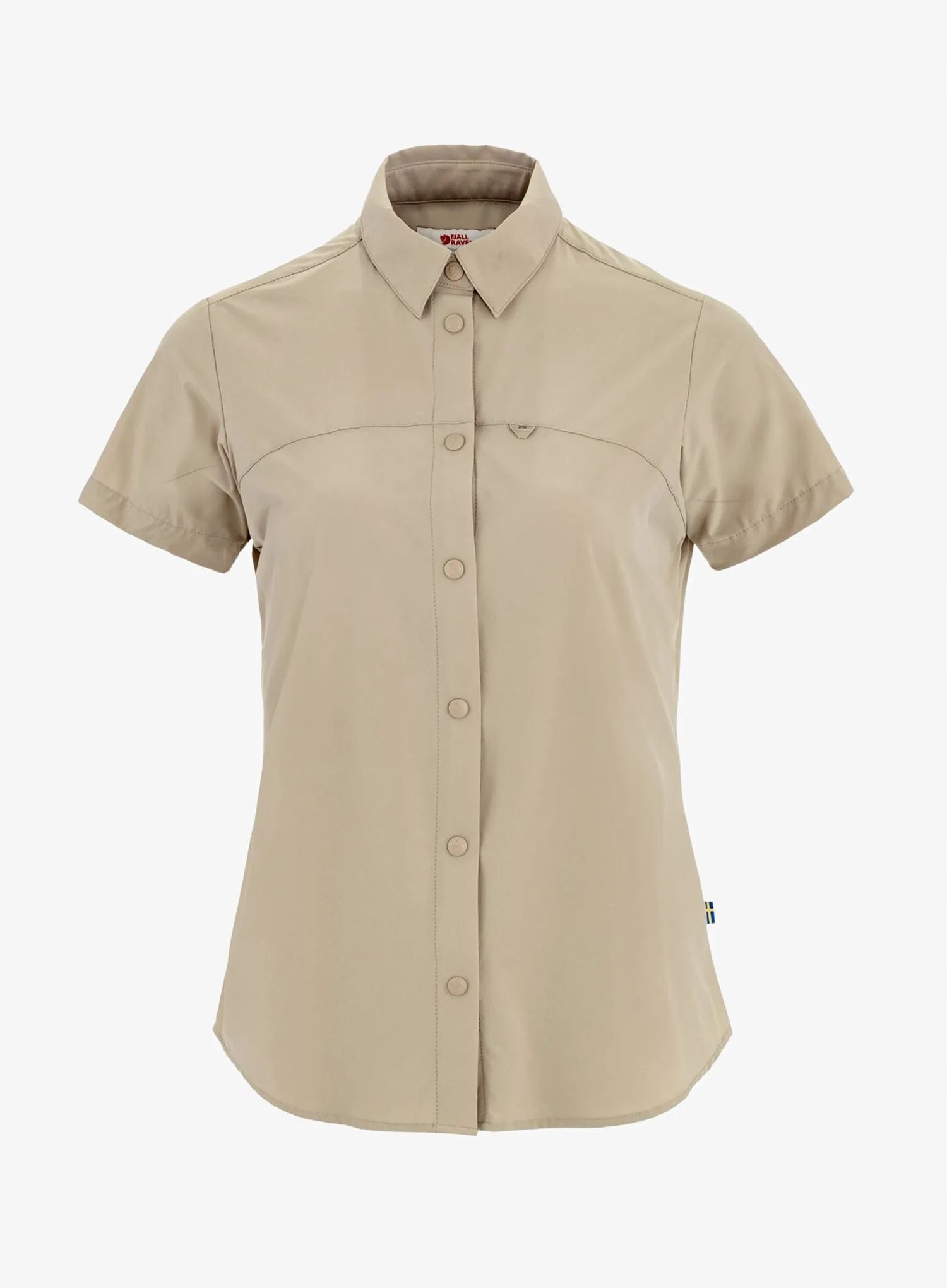Koszula podróżnicza damska Fjallraven High Coast Lite Shirt Ss fossil M