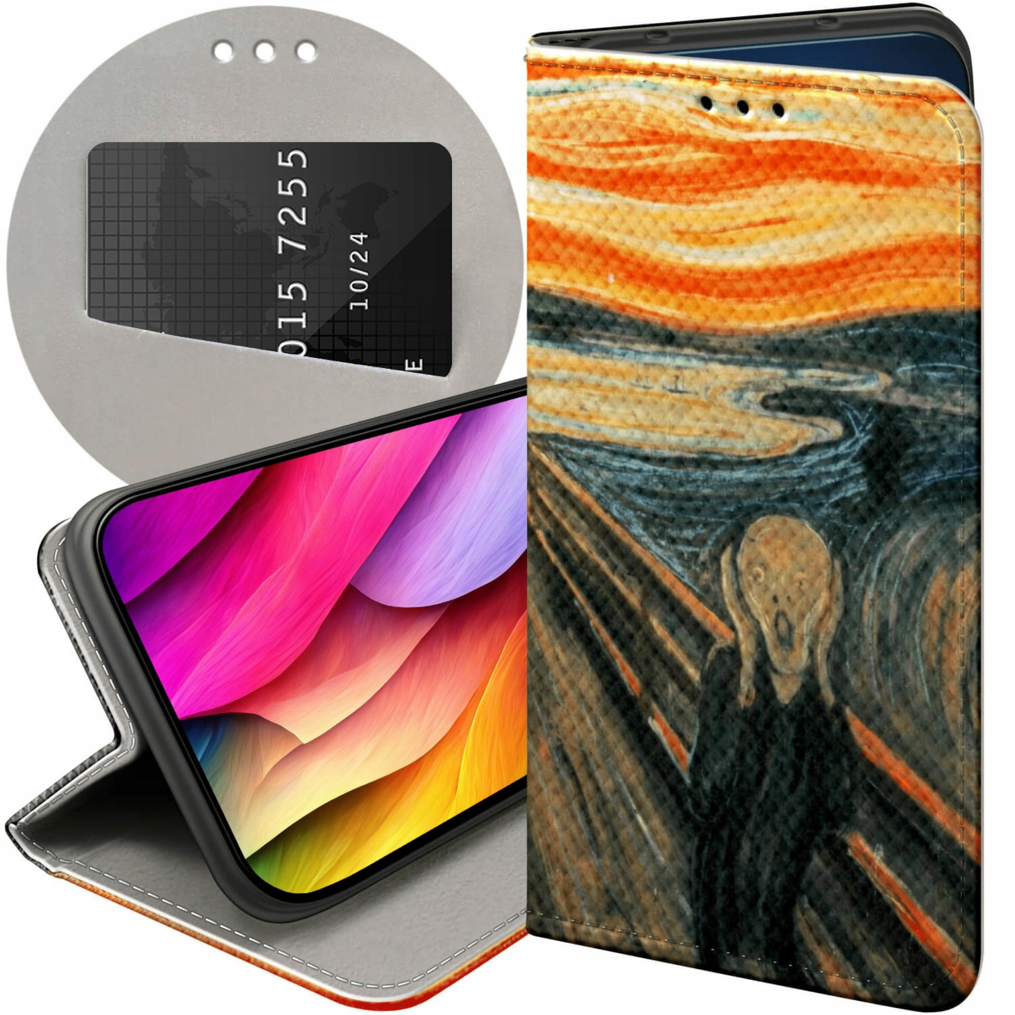 Etui Z Klapką Do Samsung Galaxy S24 Fe Edvard Munch Krzyk Malarstwo