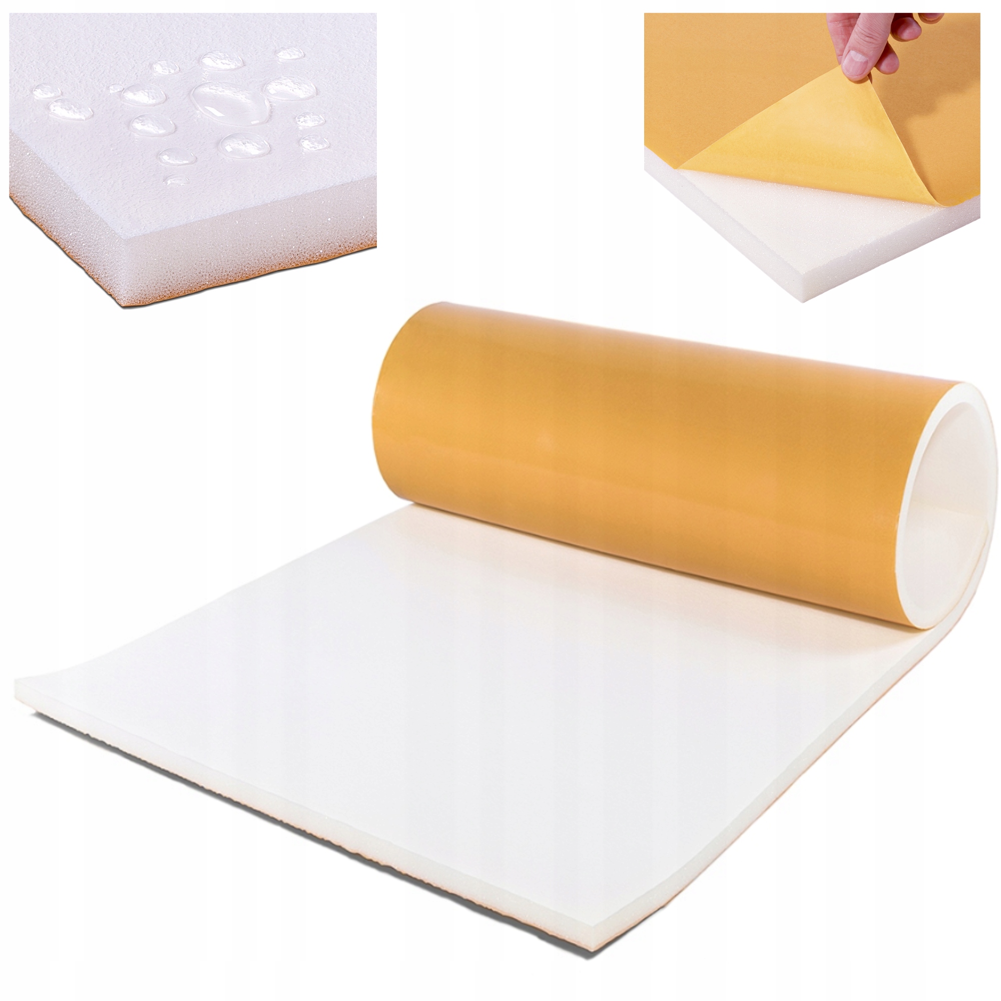 Mata Akustyczna Pianka Pochłaniająca Wygłuszająca Klej Abm 30mm 100x100cm