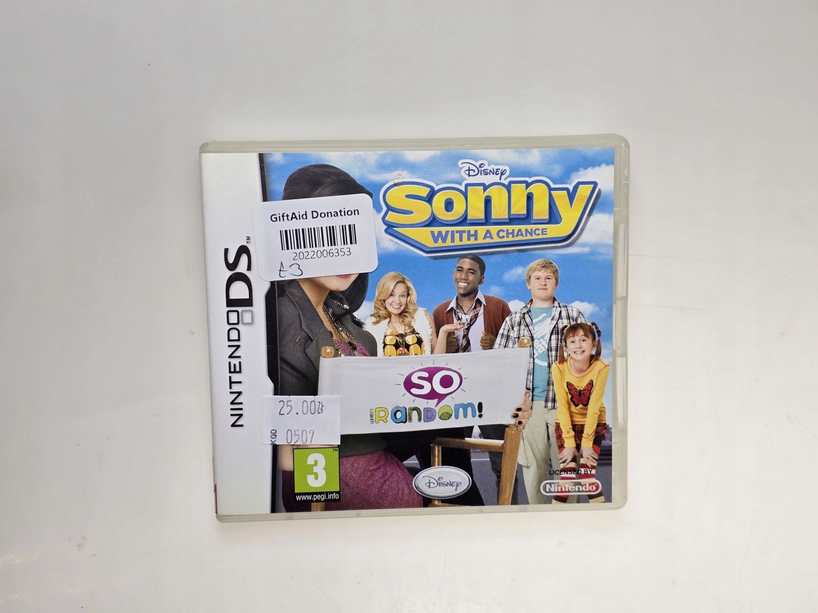 DISNEY SONNY WITH A CHANCE NINTENDO DS