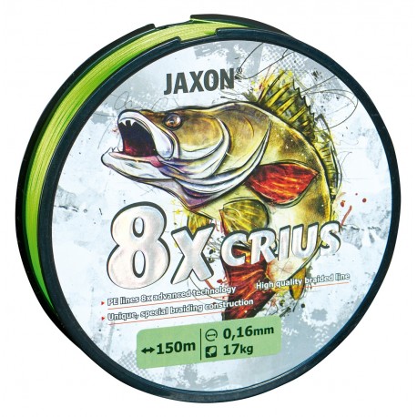 Plecionka Jaxon Crius 8X Flash 0,20mm 150m 1szt Zielona Widoczna