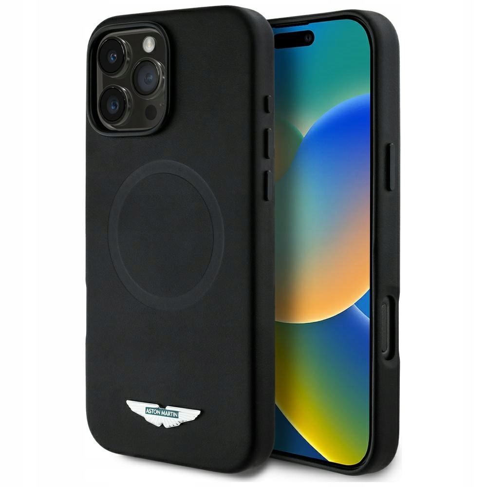 Pouzdro Aston Martin Pro Iphone 16 Pro Max Magsafe Černé