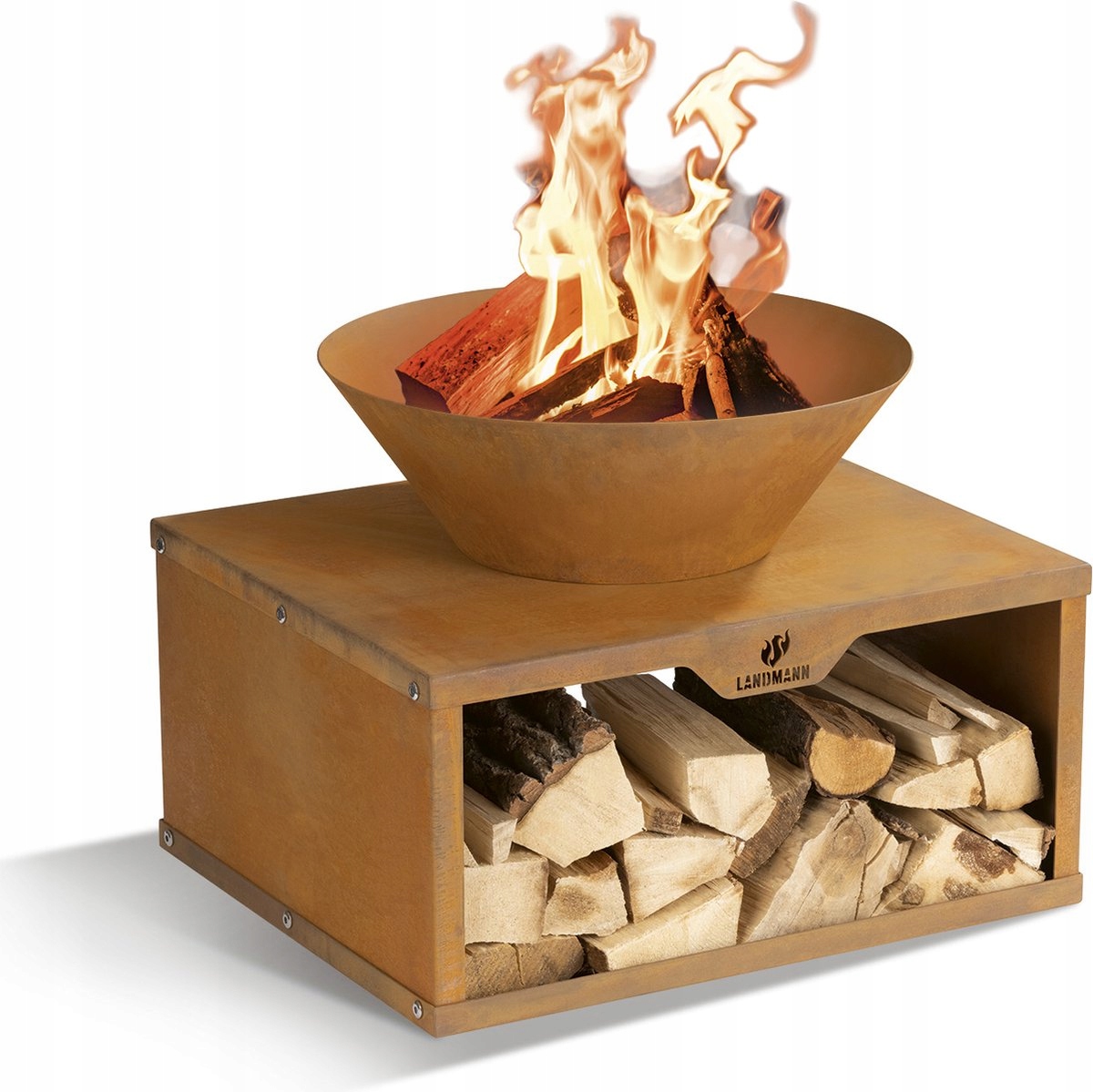 Ohnisko Landmann s priestorom na drevo – 60 x 50 x 54 cm 03625