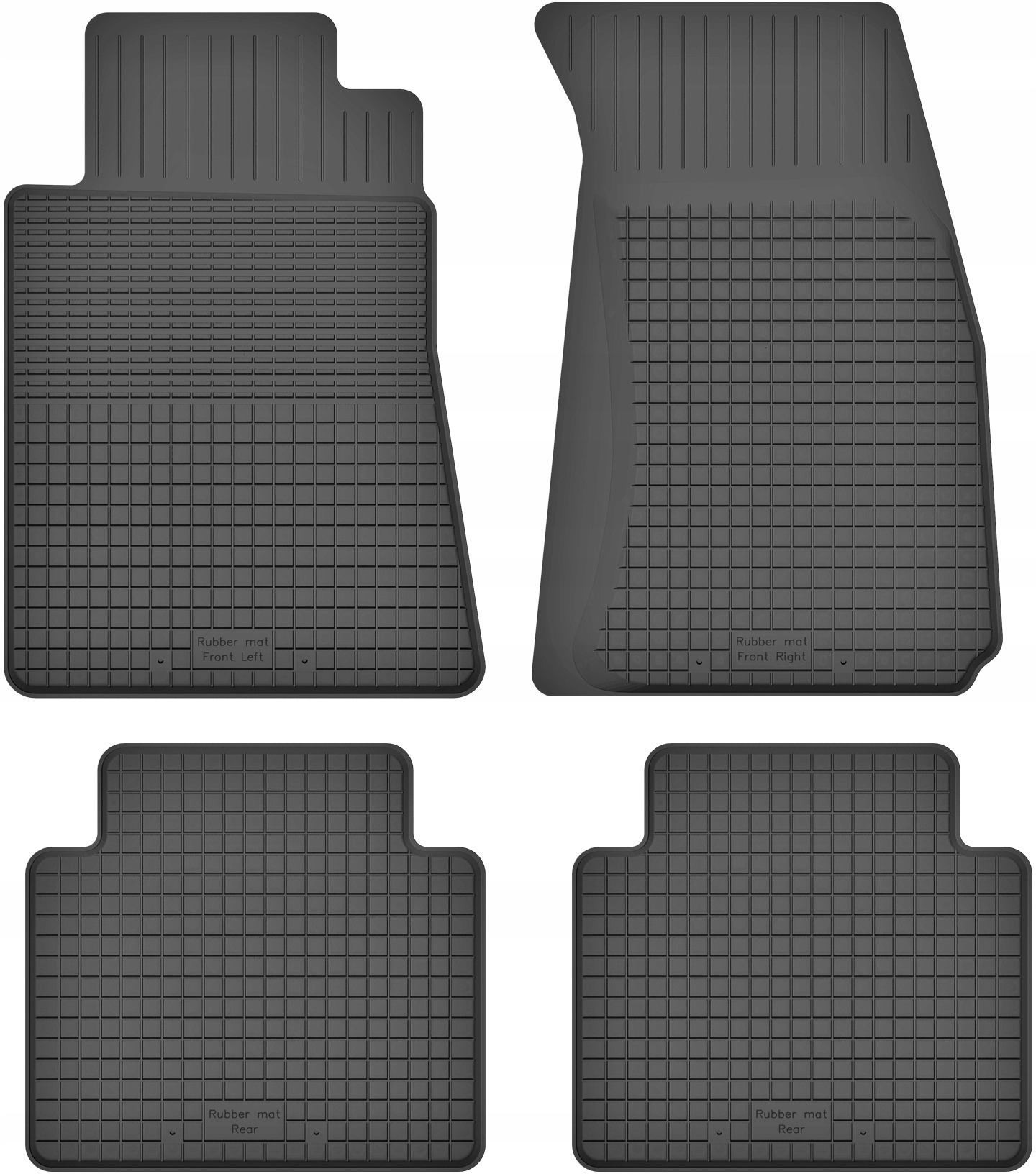 

Dywaniki gumowe korytka do Mercedes Vaneo W414 02-
