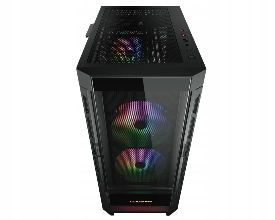 COUGAR Obudowa Duoface RGB, Midi Tower, Czarna — 12
