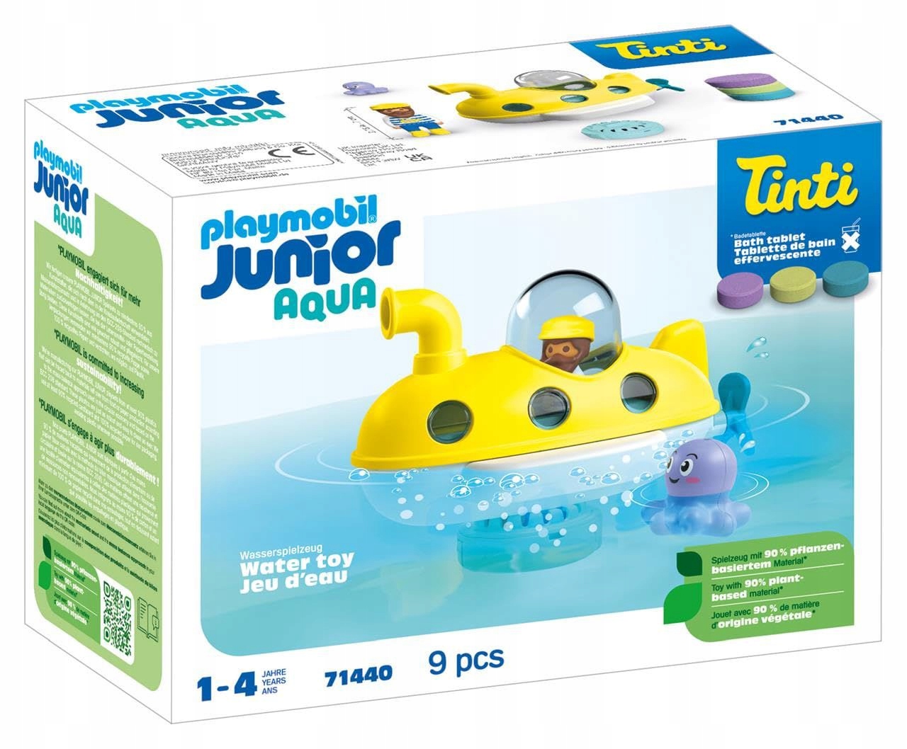 Playmobil 71440 Junior Tinti: Kolorowa Łódź Podwodna