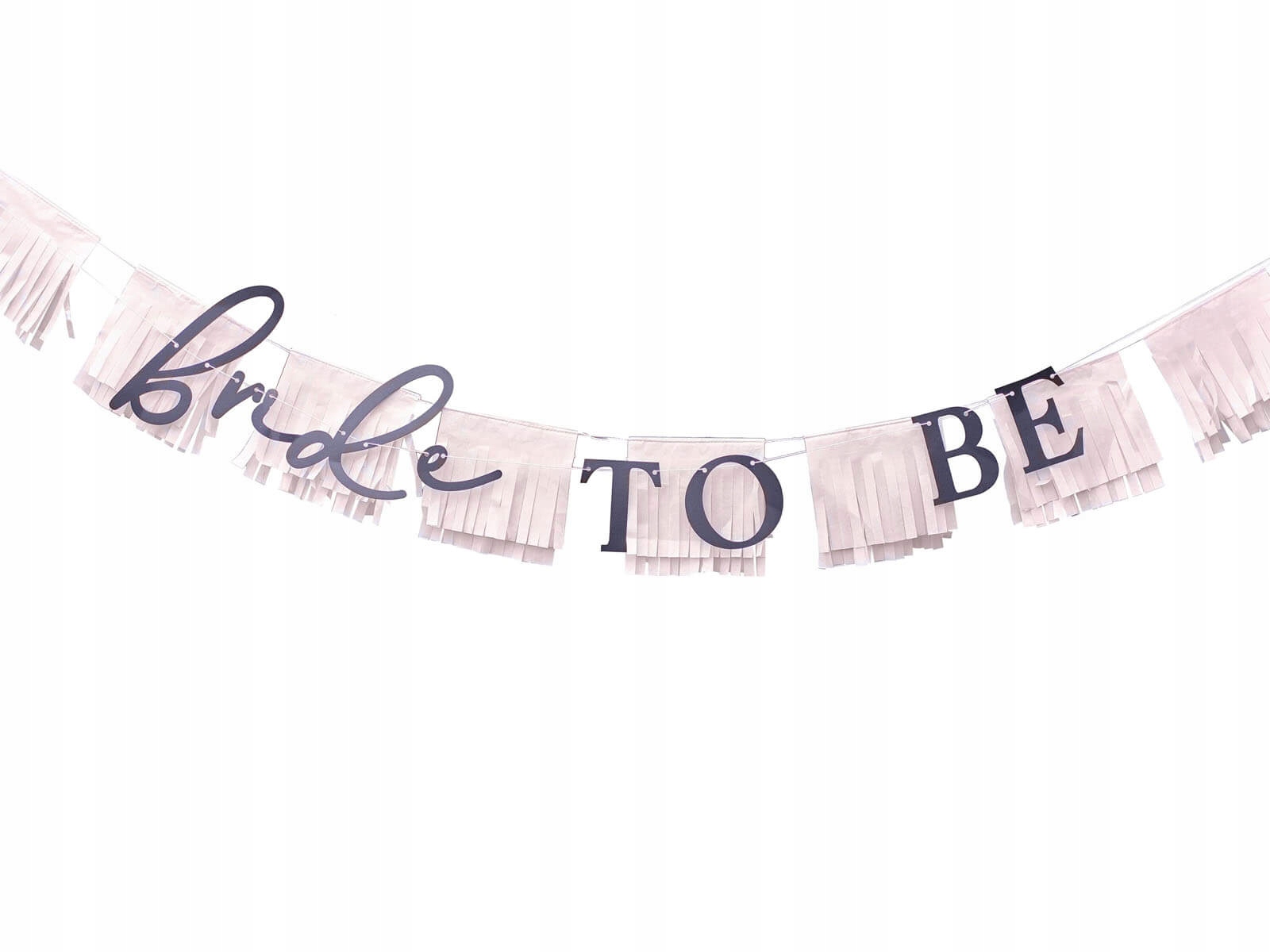 

Baner Bride To Be z frędzlami 150 cm Panieński