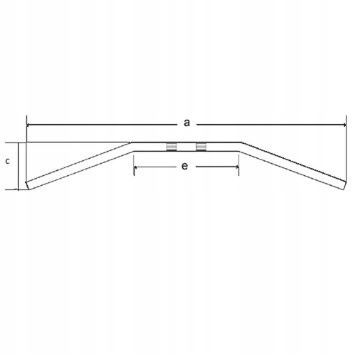 Trw Lucas Volant Oceľový 22 MM Dragbar Medium Farba Čierna