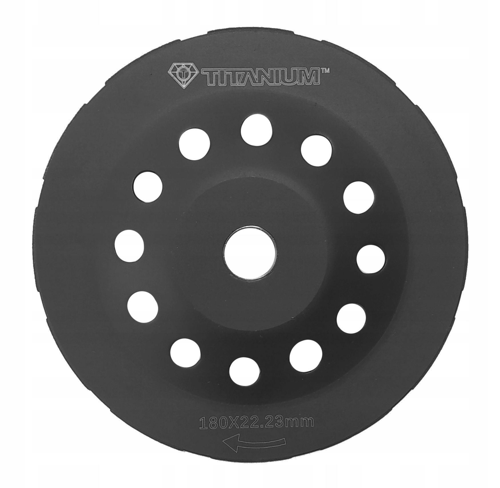 

Tarcza garnkowa 180 mm do betonu Titanium Pro Grid