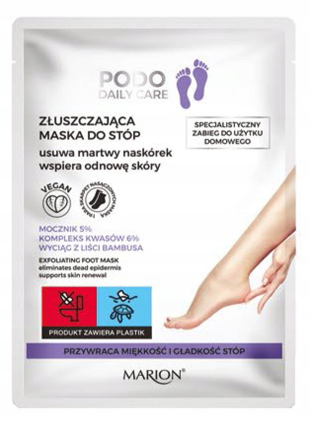 

Marion Złuszczająca maska do stóp w skarpecie