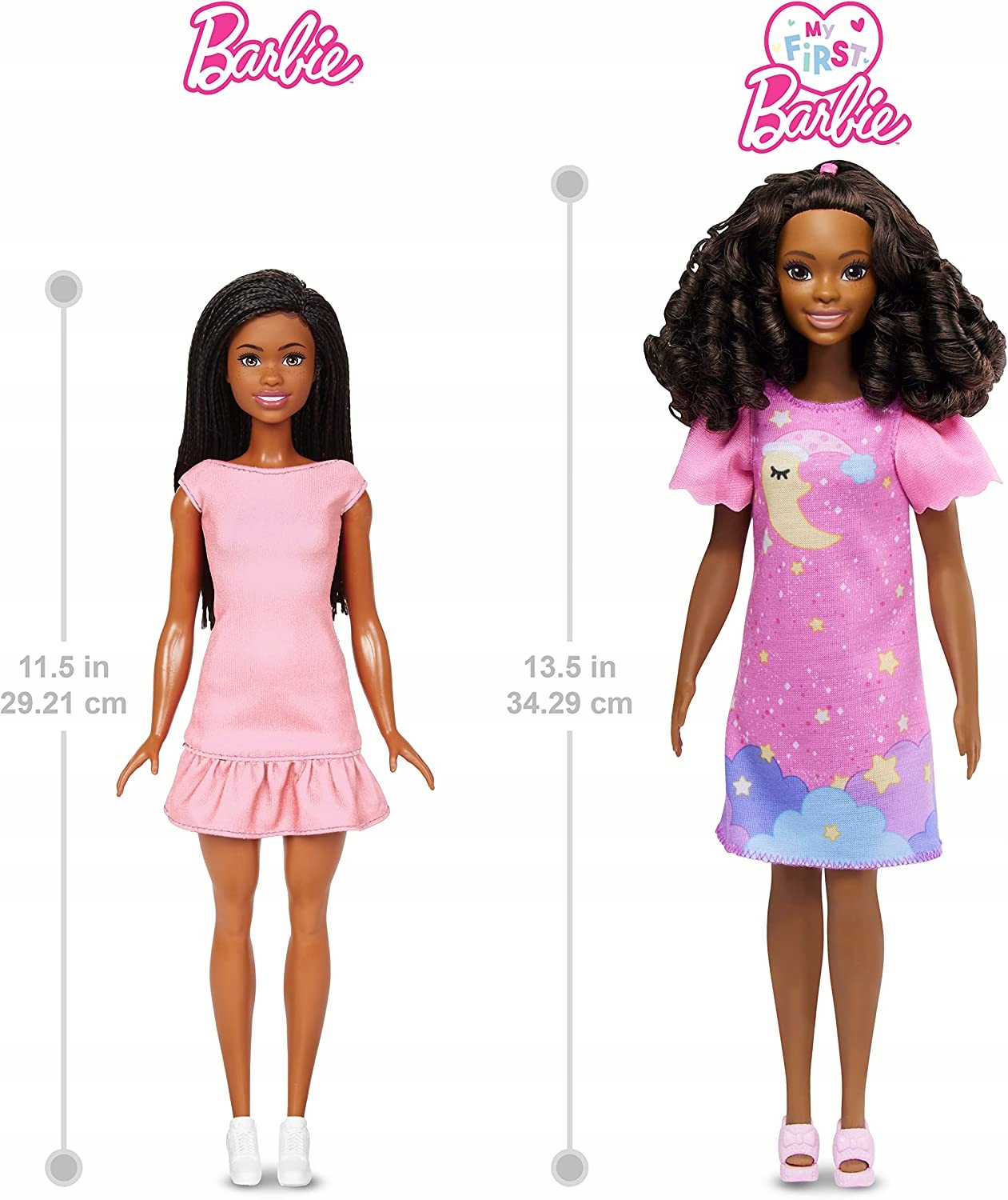 DELUXE BARBIE MOJA PIERWSZA LALKA BARBIE zestaw lalka Brooklyn + ubranka Marka Mattel