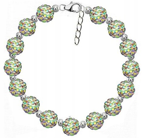 

Srebrna bransoletka shamballa Swarovski srebro