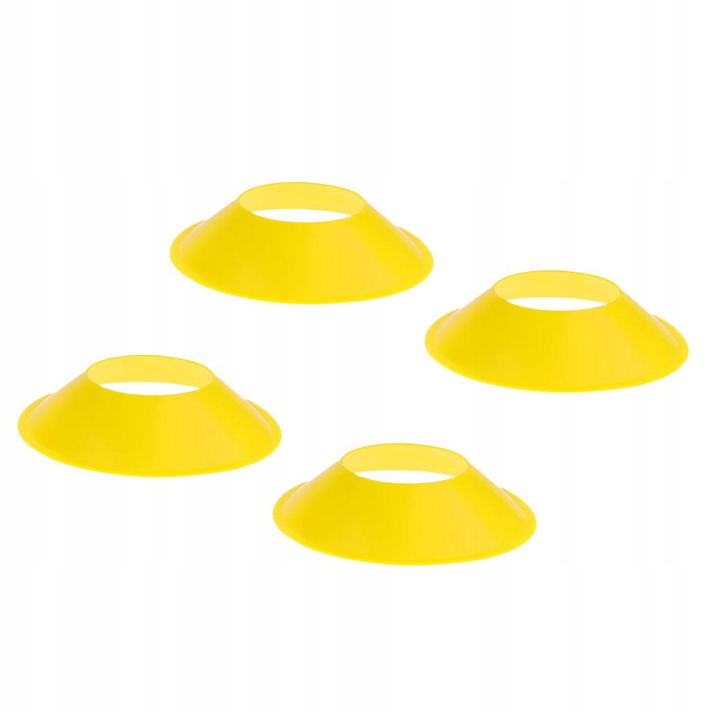 .4pcs Football Soccer Training Mark Disc Yellow Marka bez marki