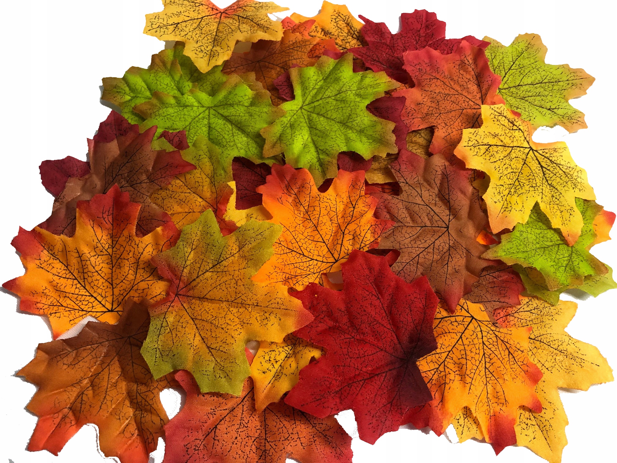 LIŚCIE KOLOROWE KLONU LISTKA MATERIAŁOWE JESIENNE