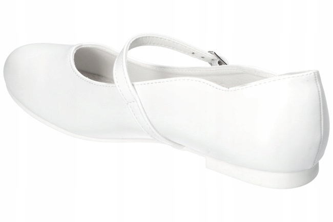 AMERICAN CLUB KOM64 BUTY KOMUNIJNE BALERINKI BUTY GALOWE PANTOFLE BIAŁE 37 Płeć Dziewczynki