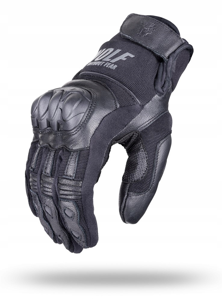 RĘKAWICE MOTOCYKLOWE SKÓRZANE MĘSKIE WOLF PRO-X S Rozmiar S