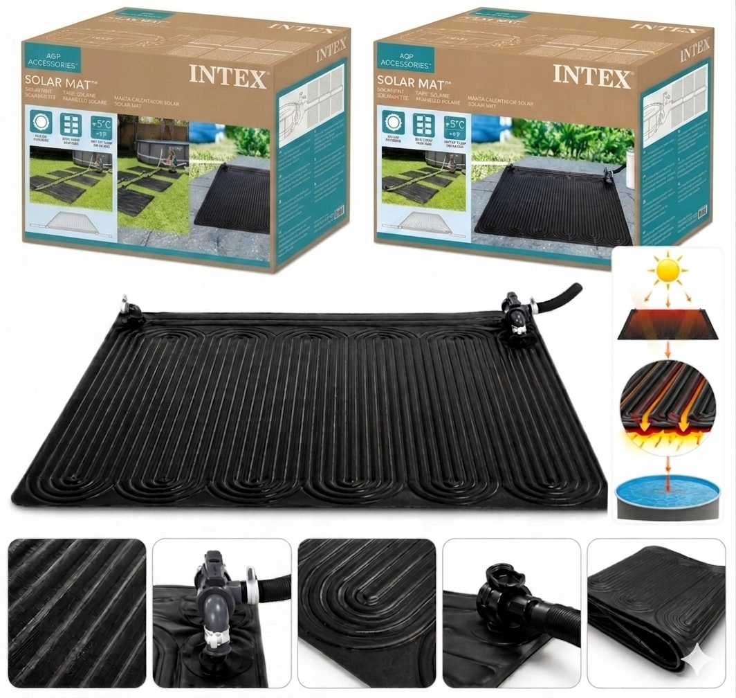 Mata Solarna Podgrzewacz Wody Do Basenu Panel Solarny Intex Model 2026