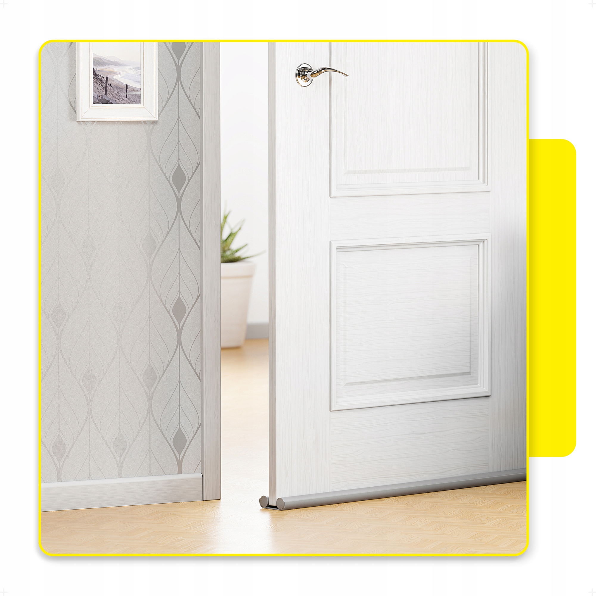 USZCZELKA DO DRZWI 2szt. ZESTAW USZCZELKA DRZWIOWA WKŁADKA ANTYPRZECIĄGOWA Długość (cm) 100 cm