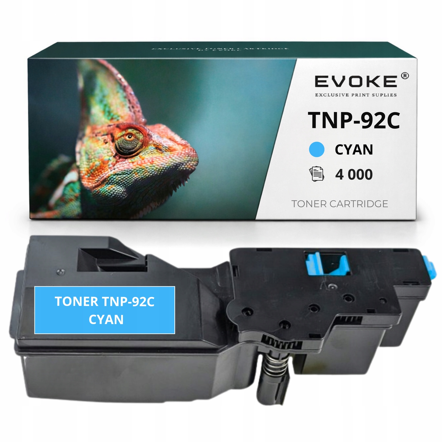 Toner pro Konica Minolta TNP-92C AE1Y450 TNP92 cyan 4000 stran Bizhub