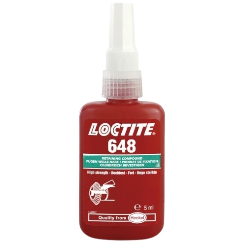 Loctite 648 Zielony klej anaerobowy do osadzania 5ml