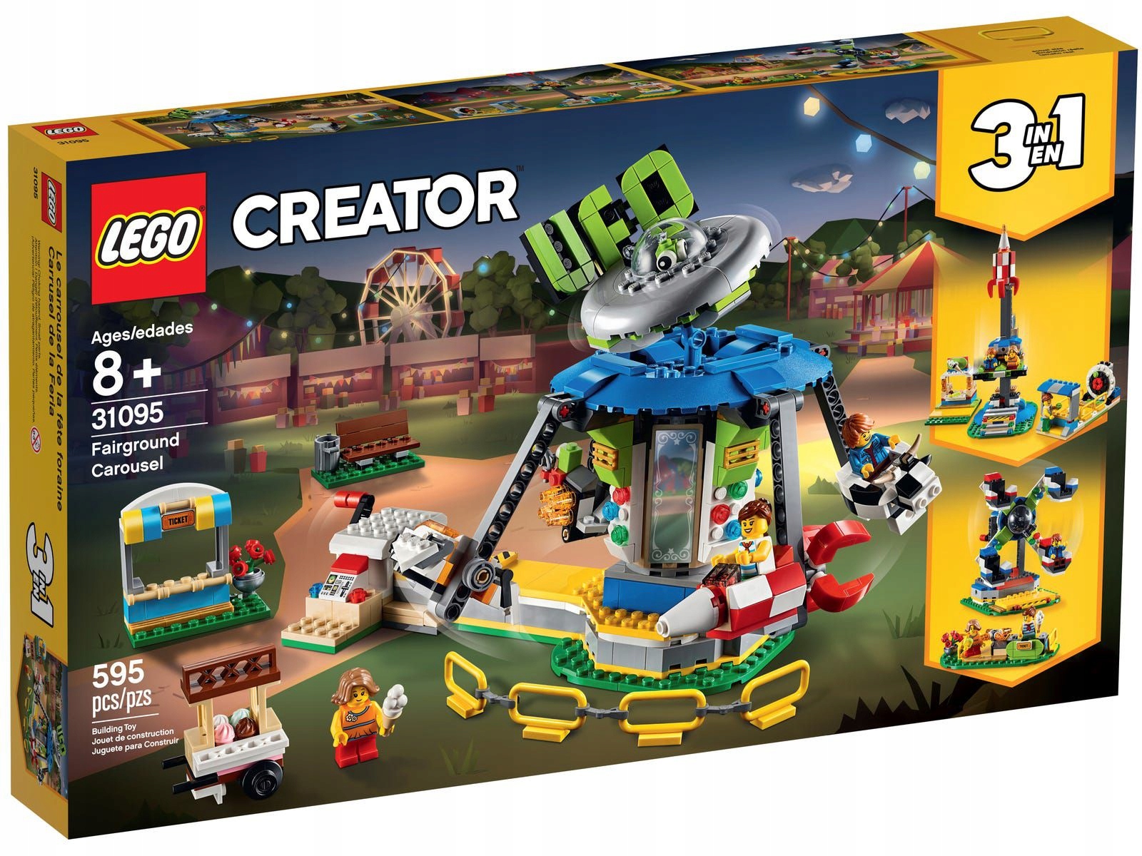 Lego 31095 Creator 3v1 Kolotoč ve veselém městečku Stavebnice jako Dárek