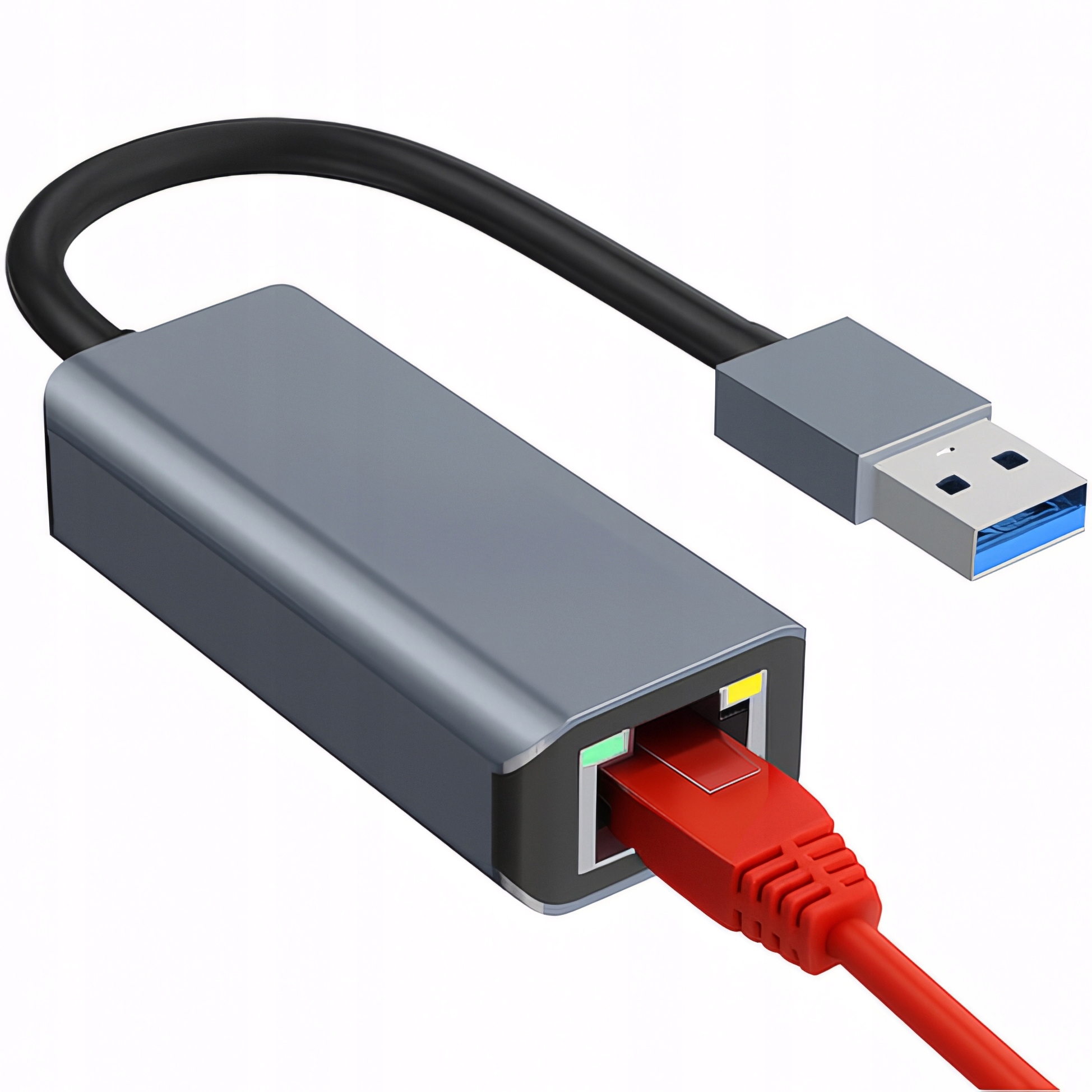KARTA SIECIOWA ADAPTER HUB USB 3.0 PRZEJŚCIÓWKA RJ45 GIGABIT LAN ETHERNET
