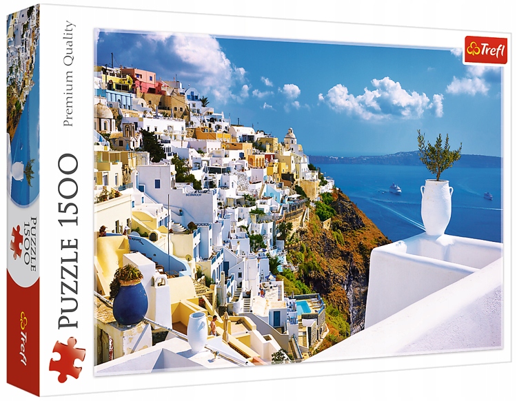 

Trefl Puzzle 1500 Elementów Santorini Grecja 26119
