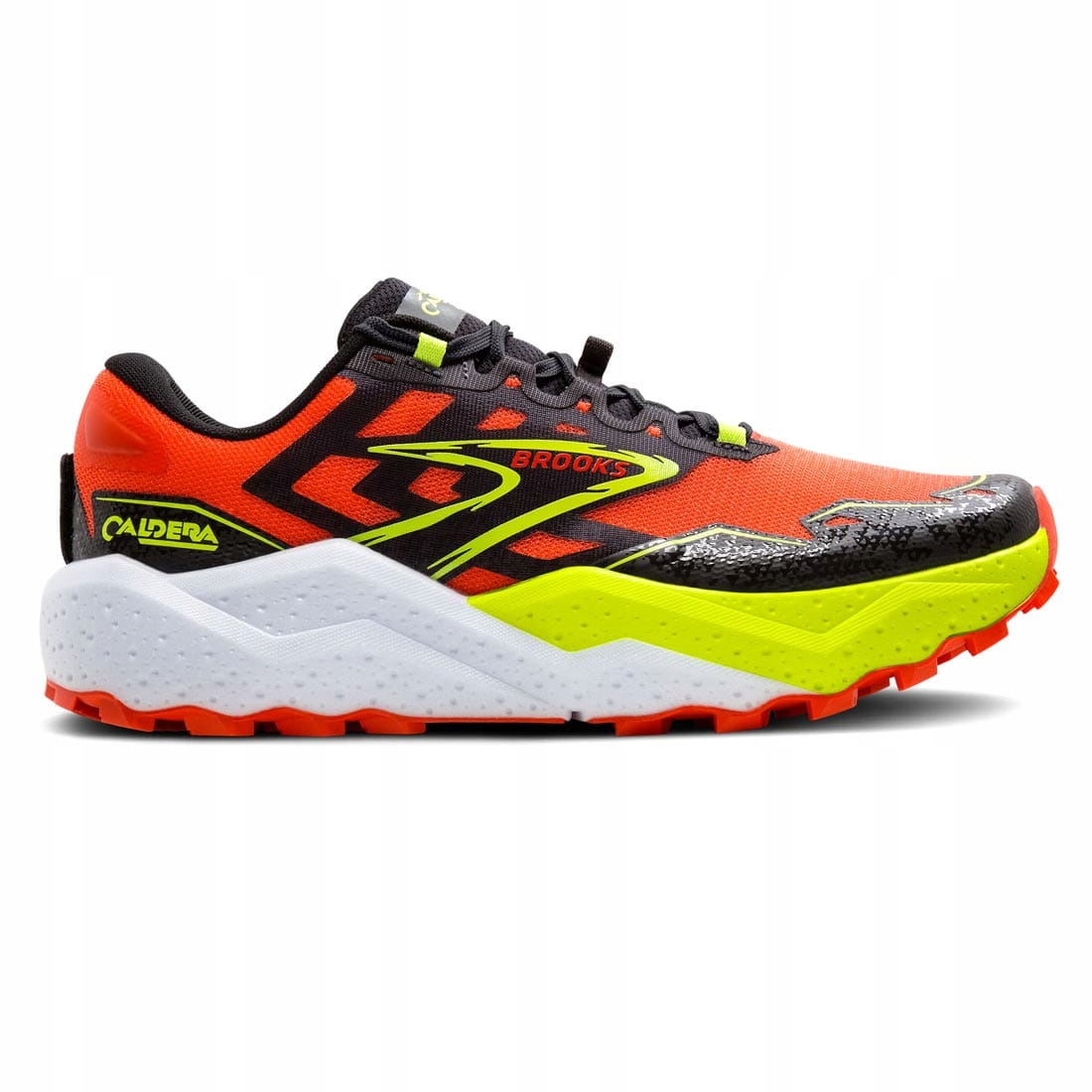 Brooks Caldera 7 Cherry Tomato/Phantom/Lime 42,5