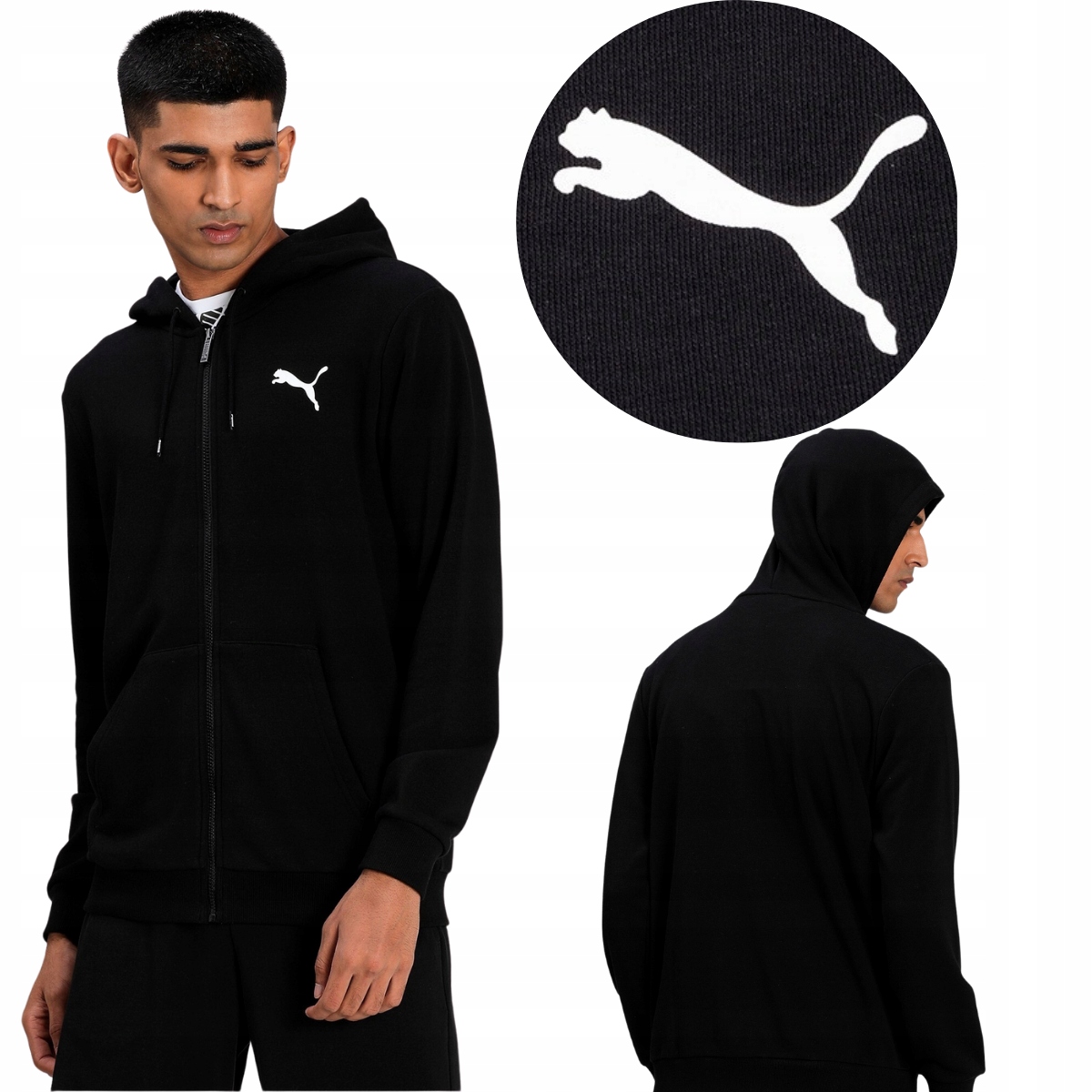 PUMA BLUZA SPORTOWA Z KAPTUREM MĘSKA r. M