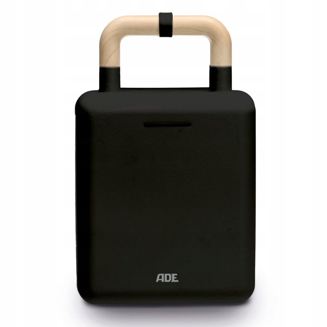 Opiekacz do kanapek gofrownica Mini 11 x 10 cm czarny Ade Mały