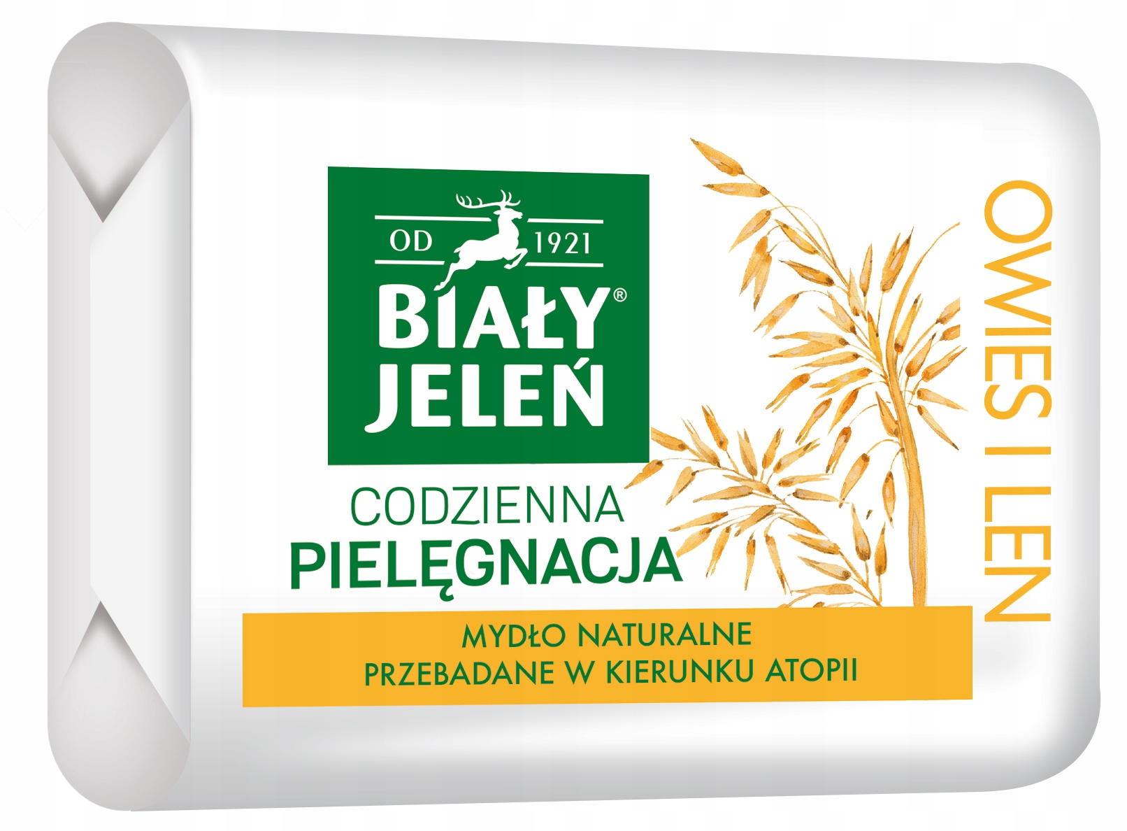 

Biały Jeleń mydło Premium z owsem i lnem 100gr
