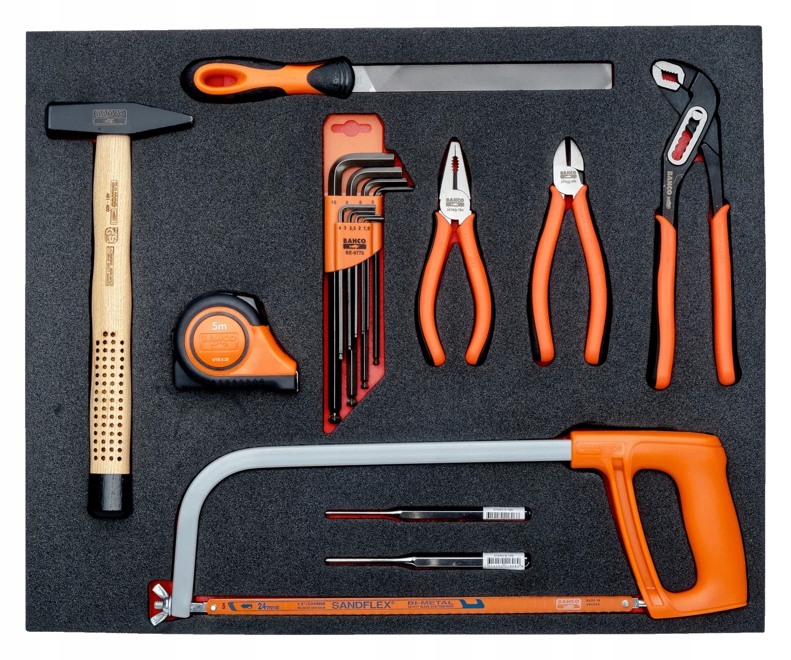 Wkład narzędziowy 18 elementów BAHCO Marka Bahco