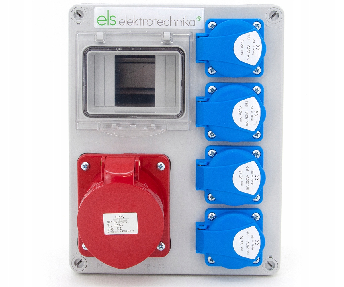 ROZDZIELNICA ROZDZIELNIA BUDOWLANA 32/5 4*230V