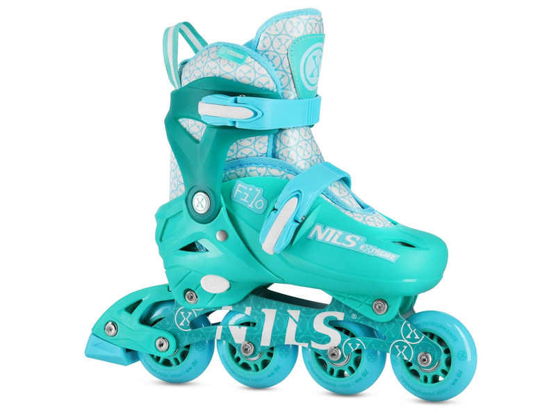 Rolki Nils Extreme NA13102 (rozmiar 26-29) Zielony