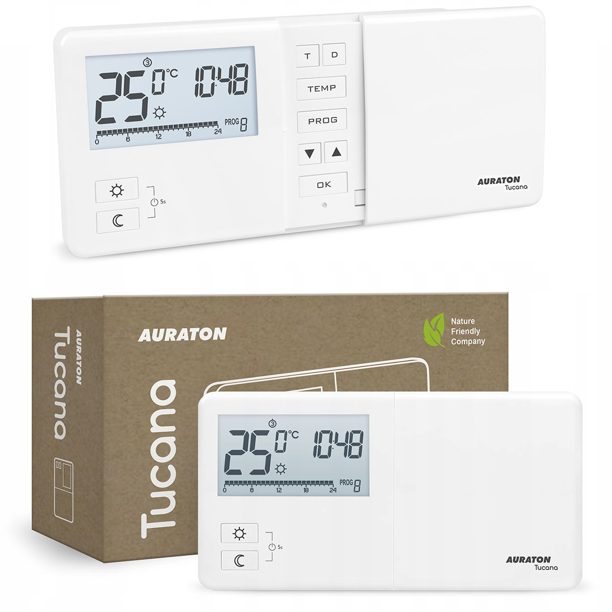 Drátový Ovladač Regulátor Pece Pokojový Termostat Auraton týdenní