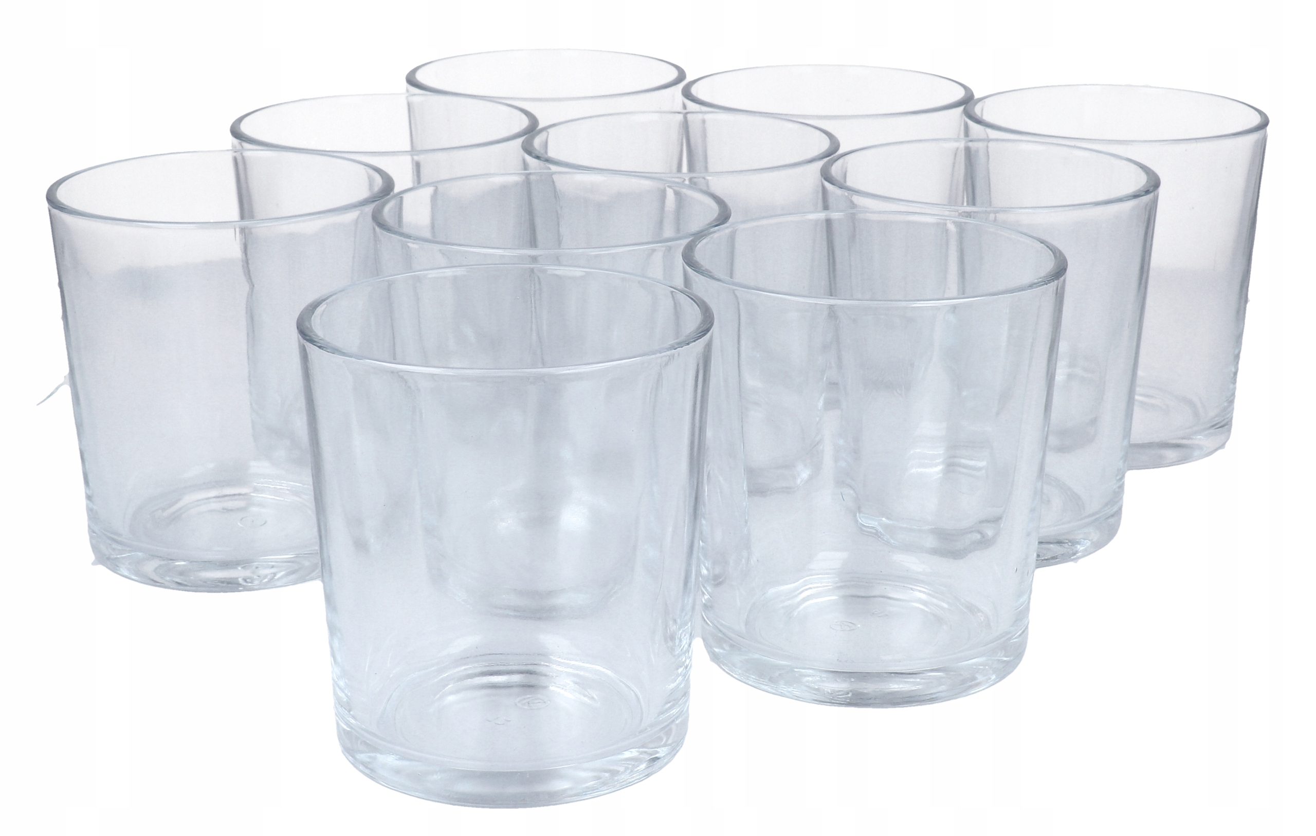 ŚWIECZNIK POJEMNIK SZKLANY DO ZALEWU ŚWIEC 8,5 CM 240 ml 10 SZT Marka bez marki