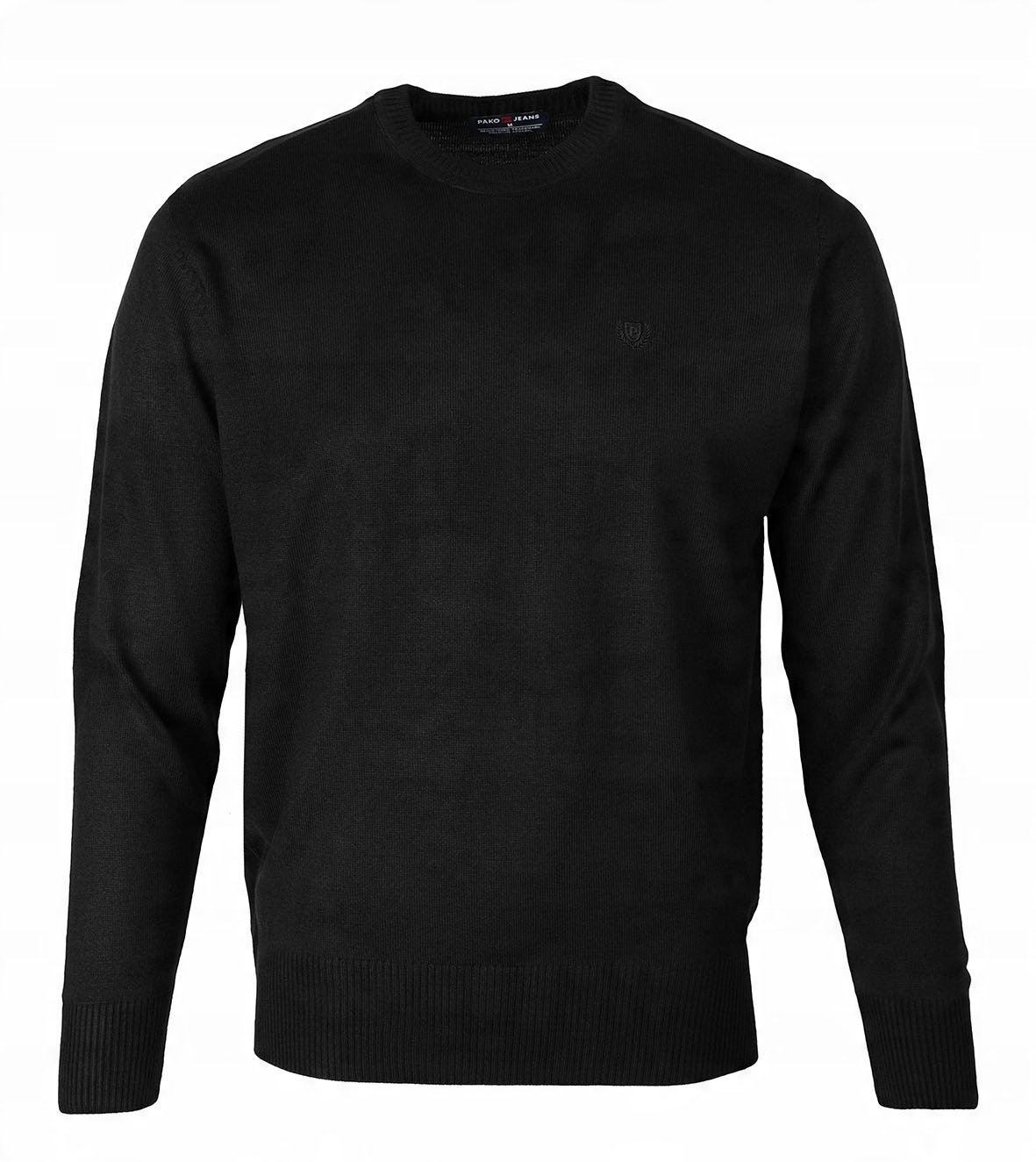 

Sweter męski klasyczny gładki Czarny L