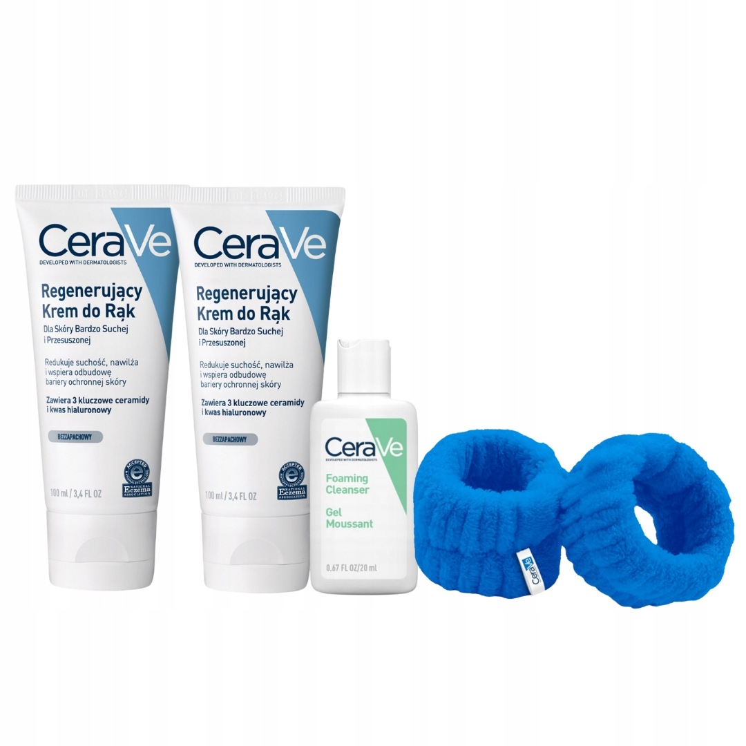 CeraVe Krem do Rąk Regenerujący Silnie Nawilżający do Skóry Suchej 100ml x2