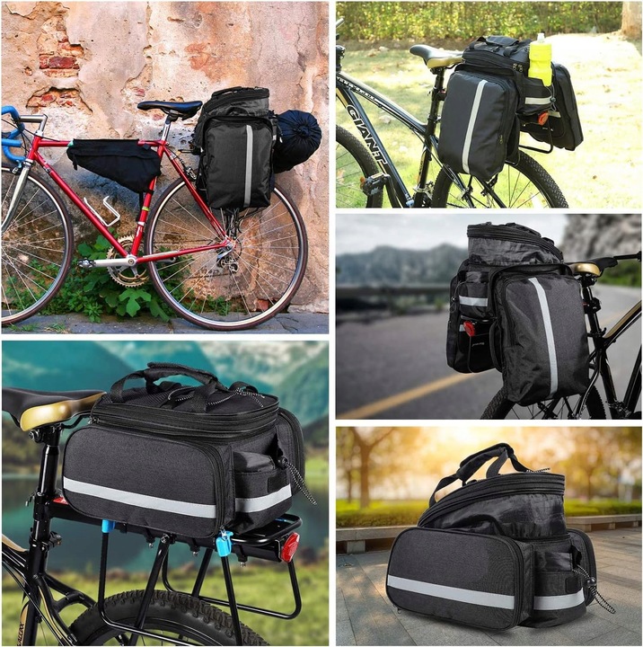 Torba SAKWA ROWEROWA bagażnik WODOODPORNA 30l
