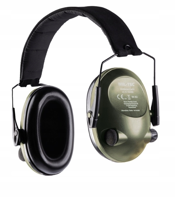 Mil-Tec Słuchawki Ochronne Aktywne Oliwkowy