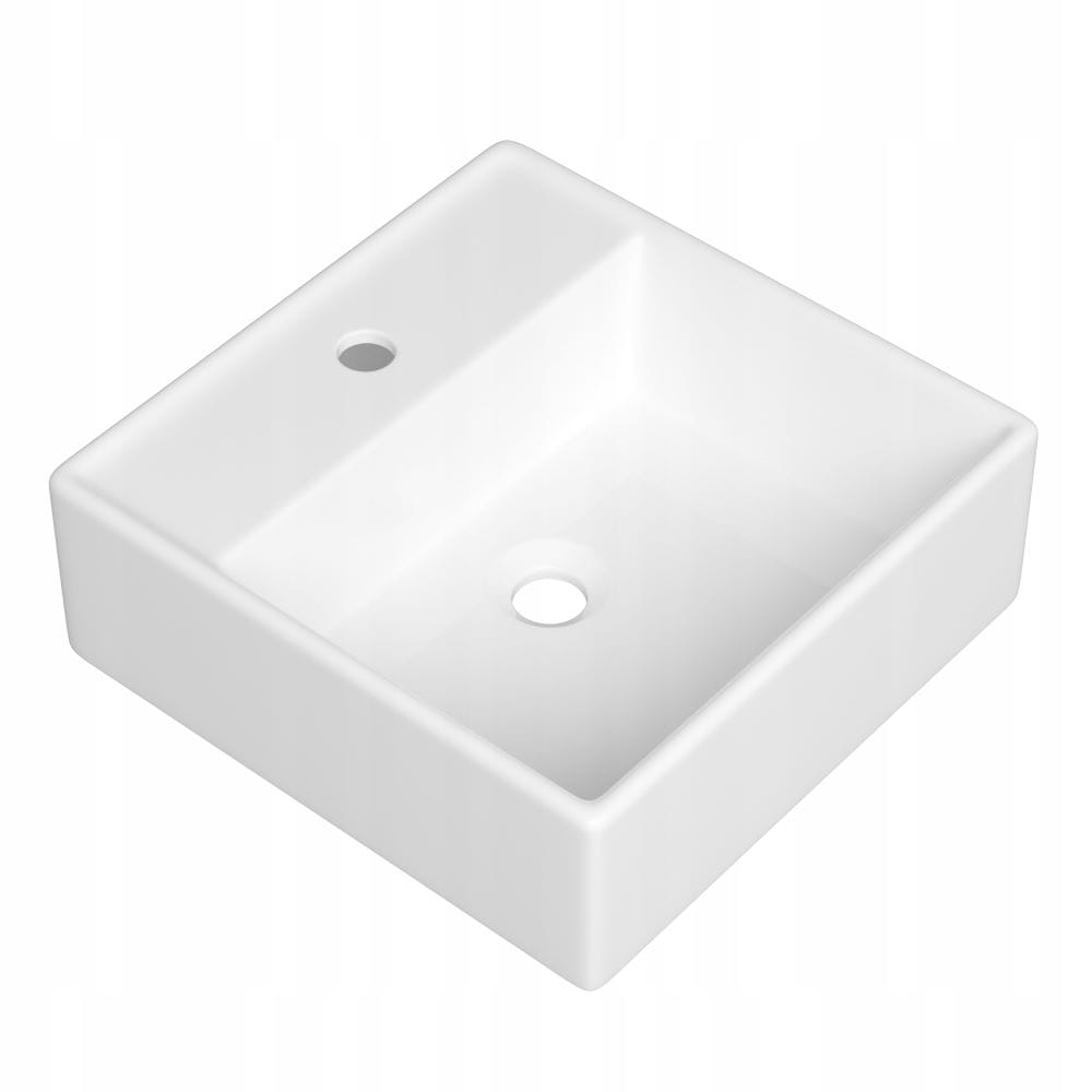 Gina umyvadlo na desku obdélníkové bílé Gamma