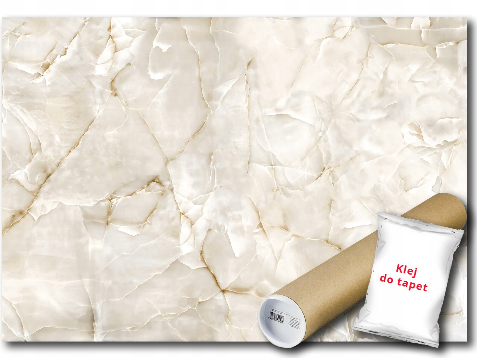 Fototapeta Vinylová Biela Mramor Kameň Minerál Imitácia Štruktúra 416x254