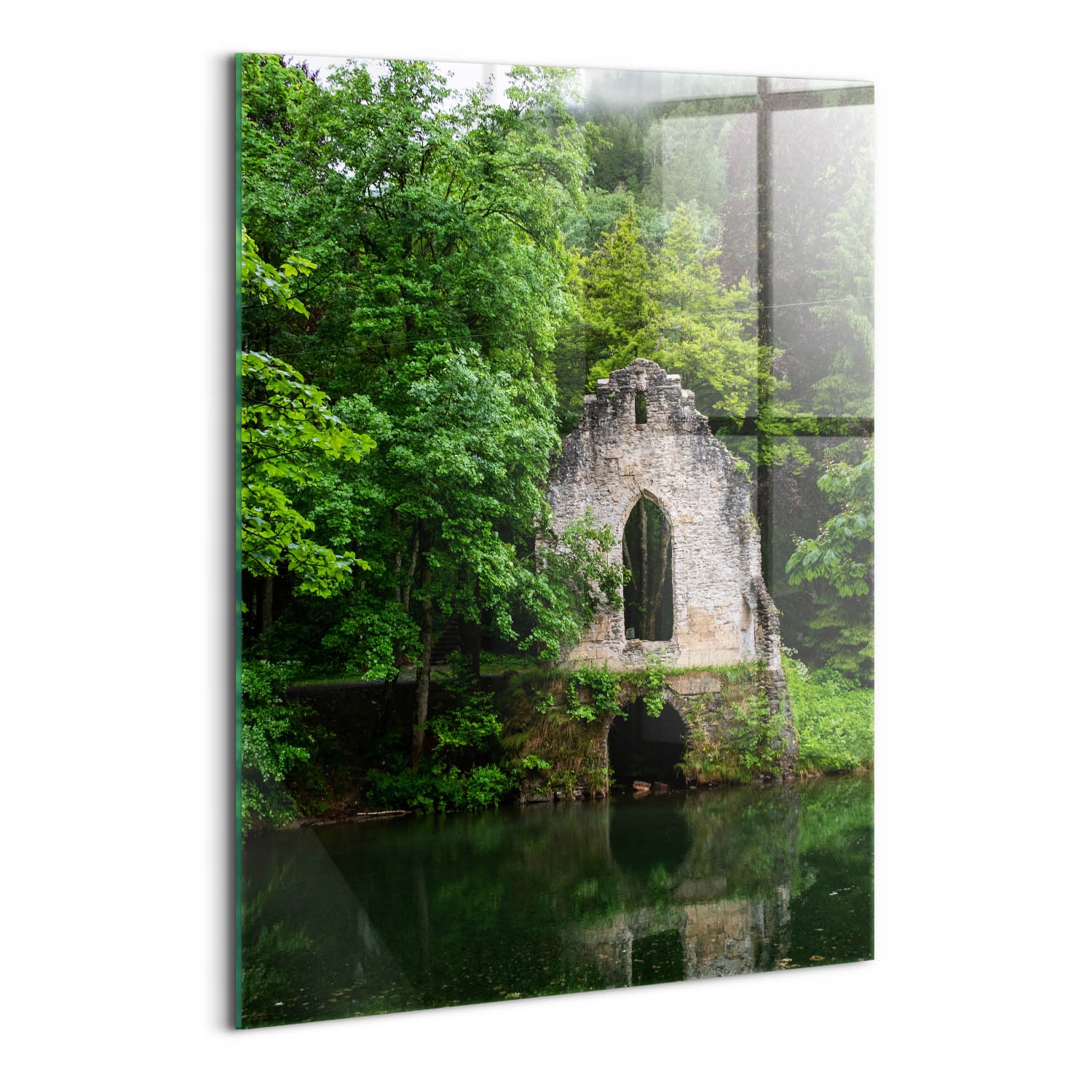 Fotoobraz na sklo Nápad Dárek do pokoje Zříceniny staré kaple 70x100