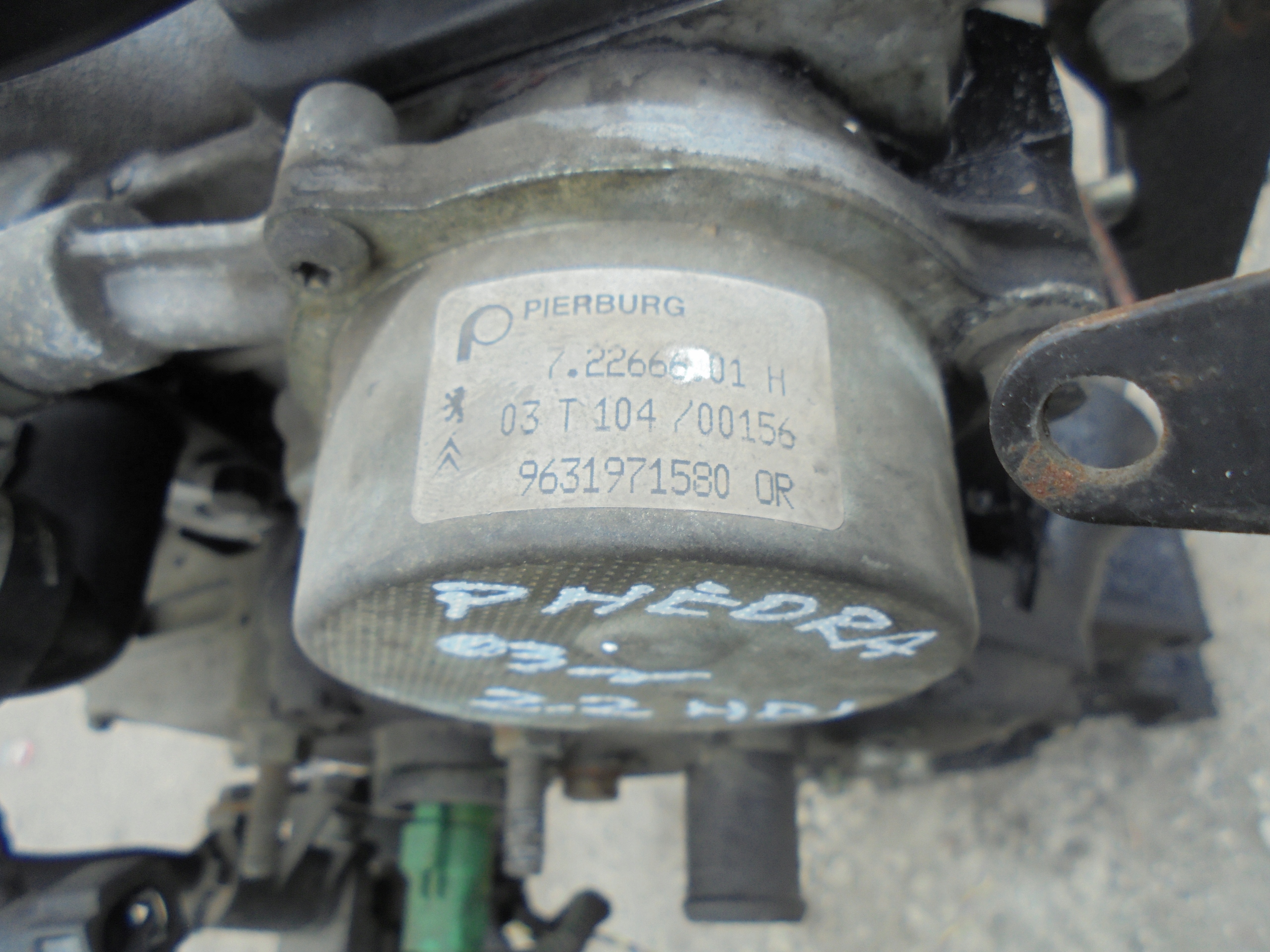 насос вакум lancia PHEDRA 2.2 03r.