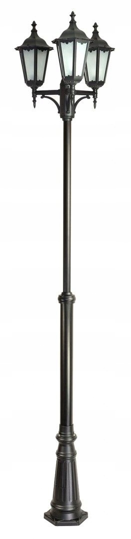 Lampa ogrodowa wysoka Latarnia parkowa 2,95m stylowy element dekoracji