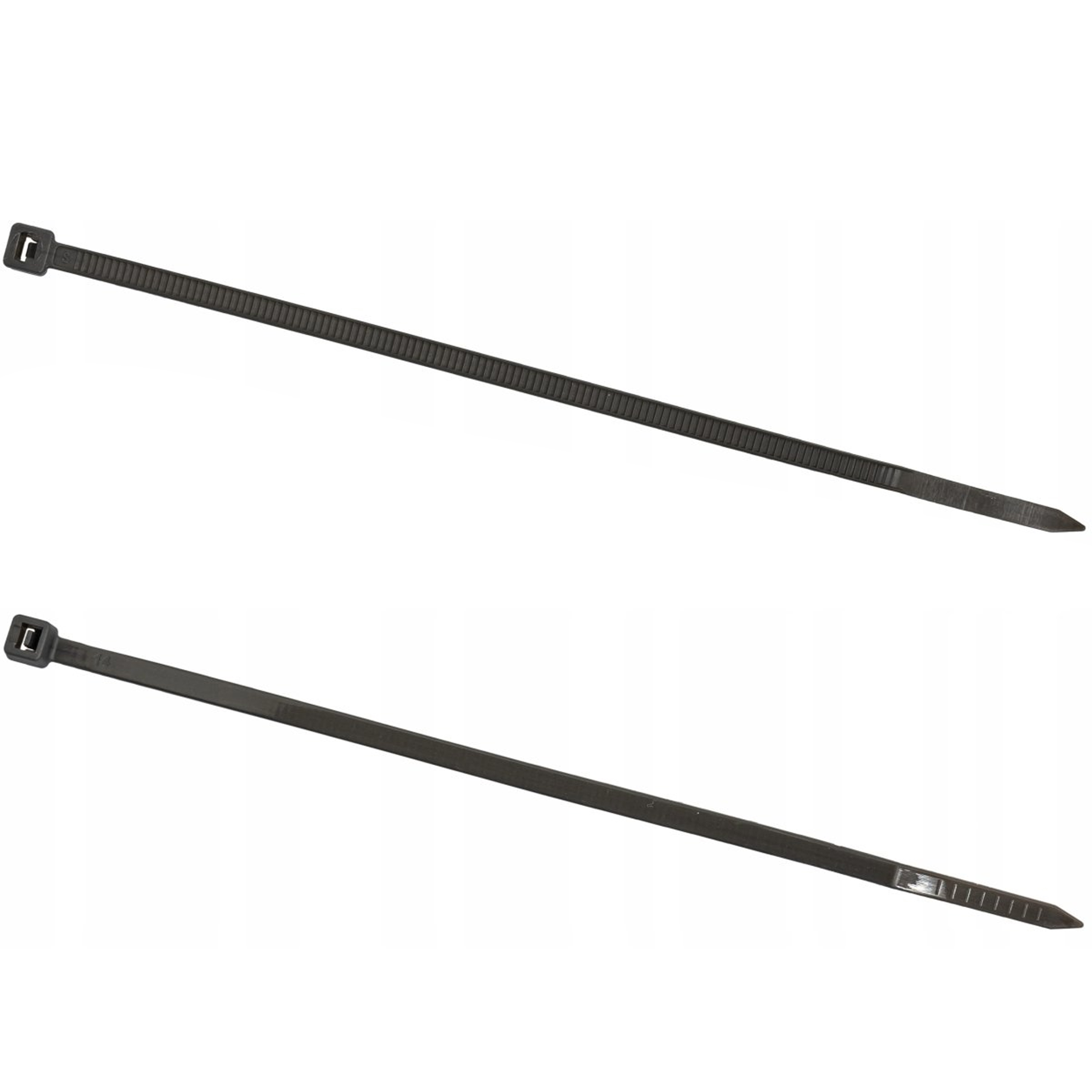 OPASKI ZACISKOWE MOCNE OBEJMY TRYTYTKI TRYTKI CZARNE 4x100mm 50 SZT. Szerokość 4 mm