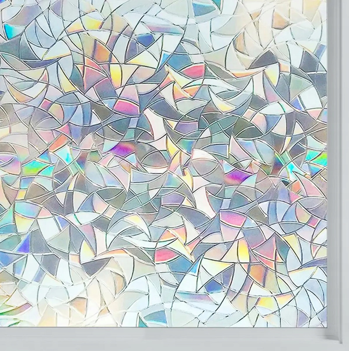 FOLIA SAMOPRZYLEPNA DEKORACYJNA NAKLEJKA NA SZYBĘ WITRAŻOWA 200x45CM AG977 Marka Aptel