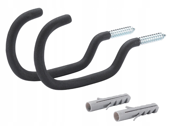 Wieszak na rower Bike Hand YC-23SA 2x haki wkręcane kołki 10mm