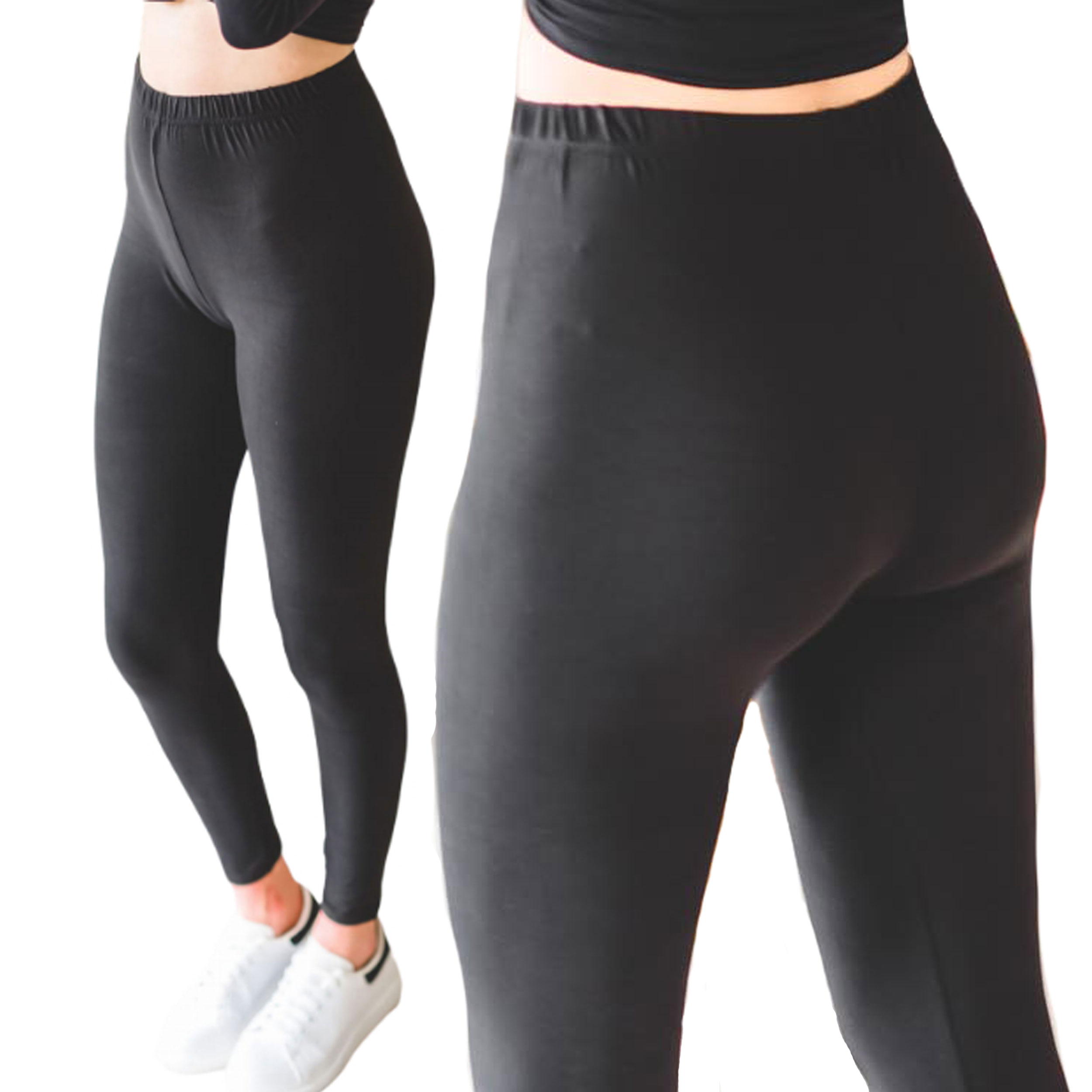 

Elastyczne damskie legginsy getry wysoki stan S/m