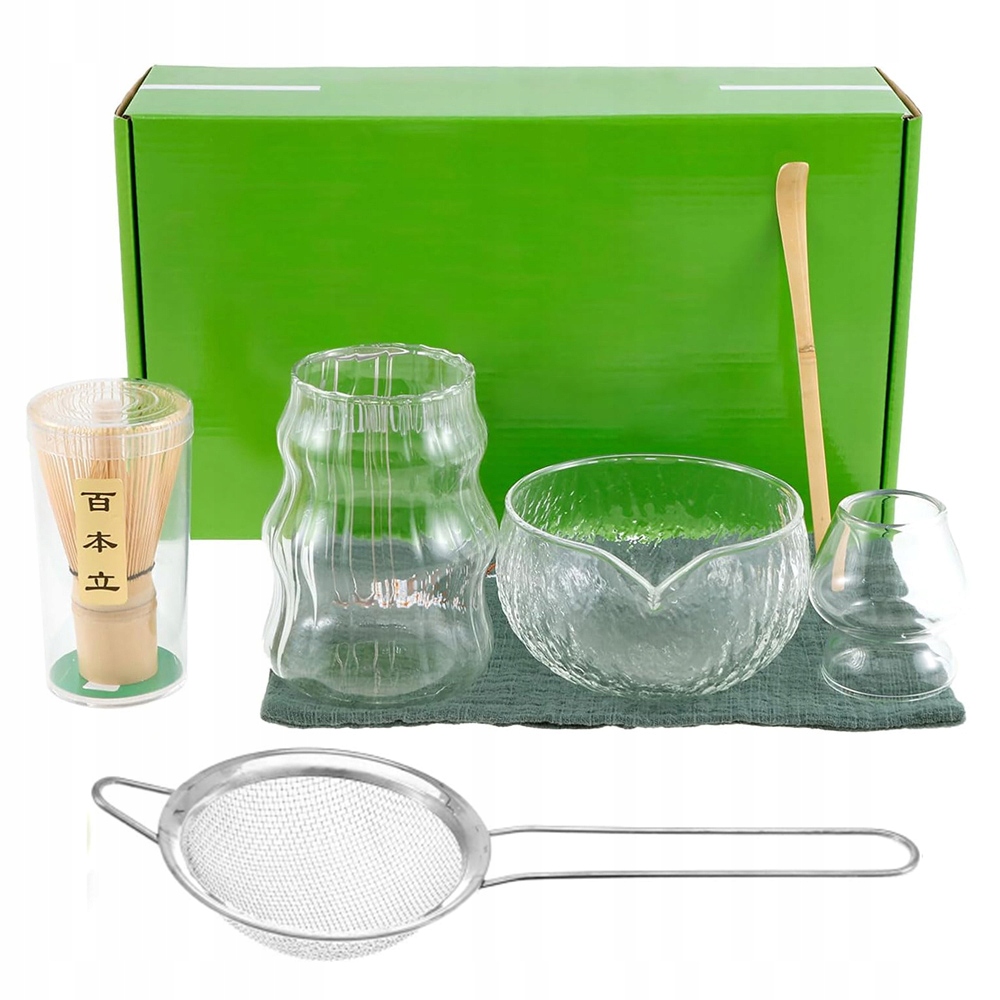 Bambusowy Zestaw Prezentowy Do Herbaty Matchy Chashaku Trzepaczka Łyżka